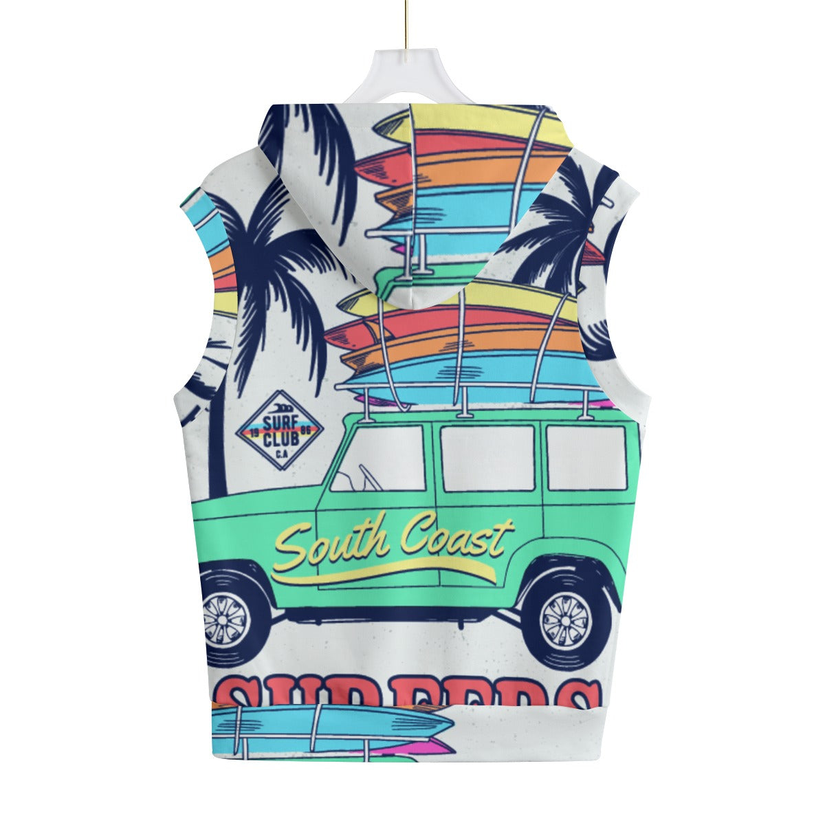 Coastal Cruiser Sleeveless Hoodie image 1