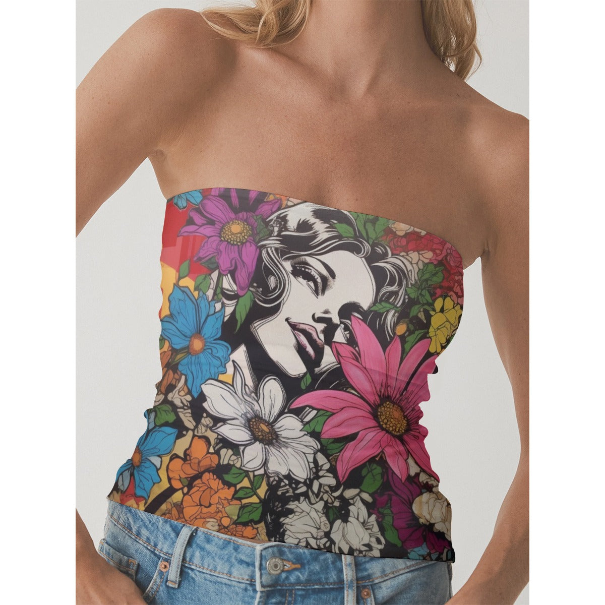Summer Meadow Tube Top image 2