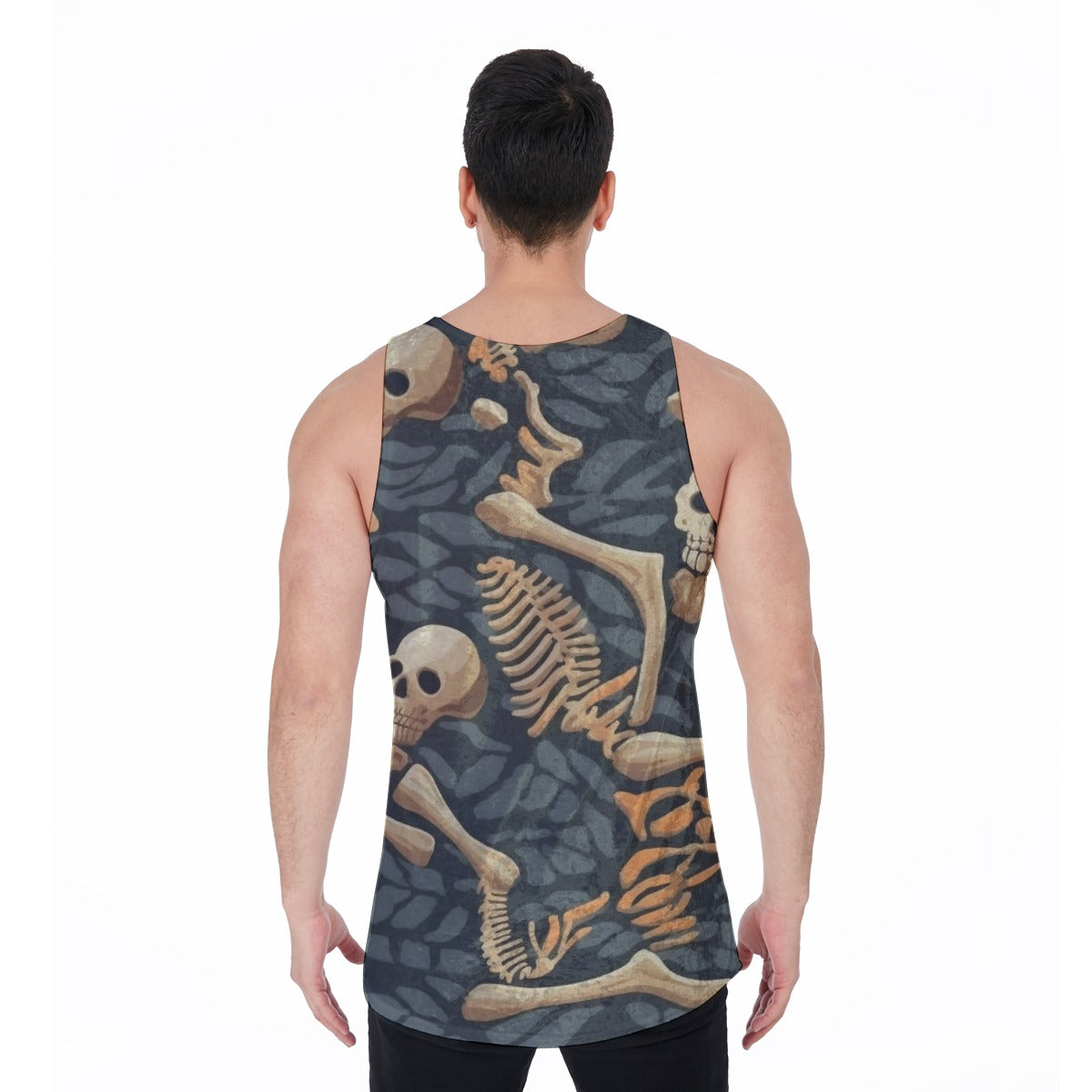 Eternal Embrace Skeleton Print Top image 2