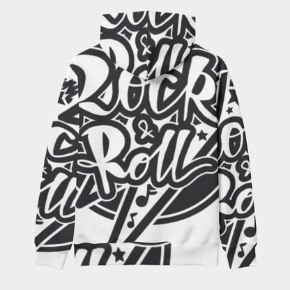 Rock & Roll Graffiti Hoodie image 0
