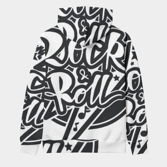 Rock & Roll Graffiti Hoodie image 0