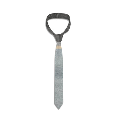 Light Grey Foulard Tie image 1