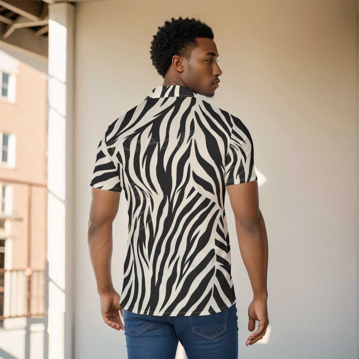 Onyx & Ivory Stripe Shirt image 1