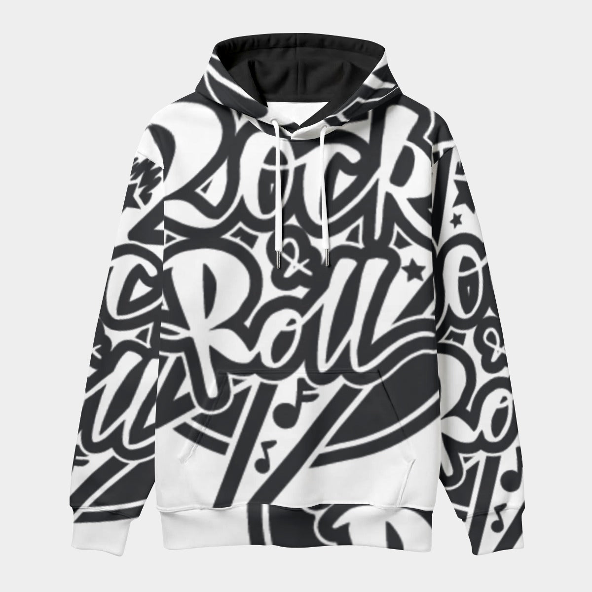 Rock & Roll Graffiti Hoodie image 1