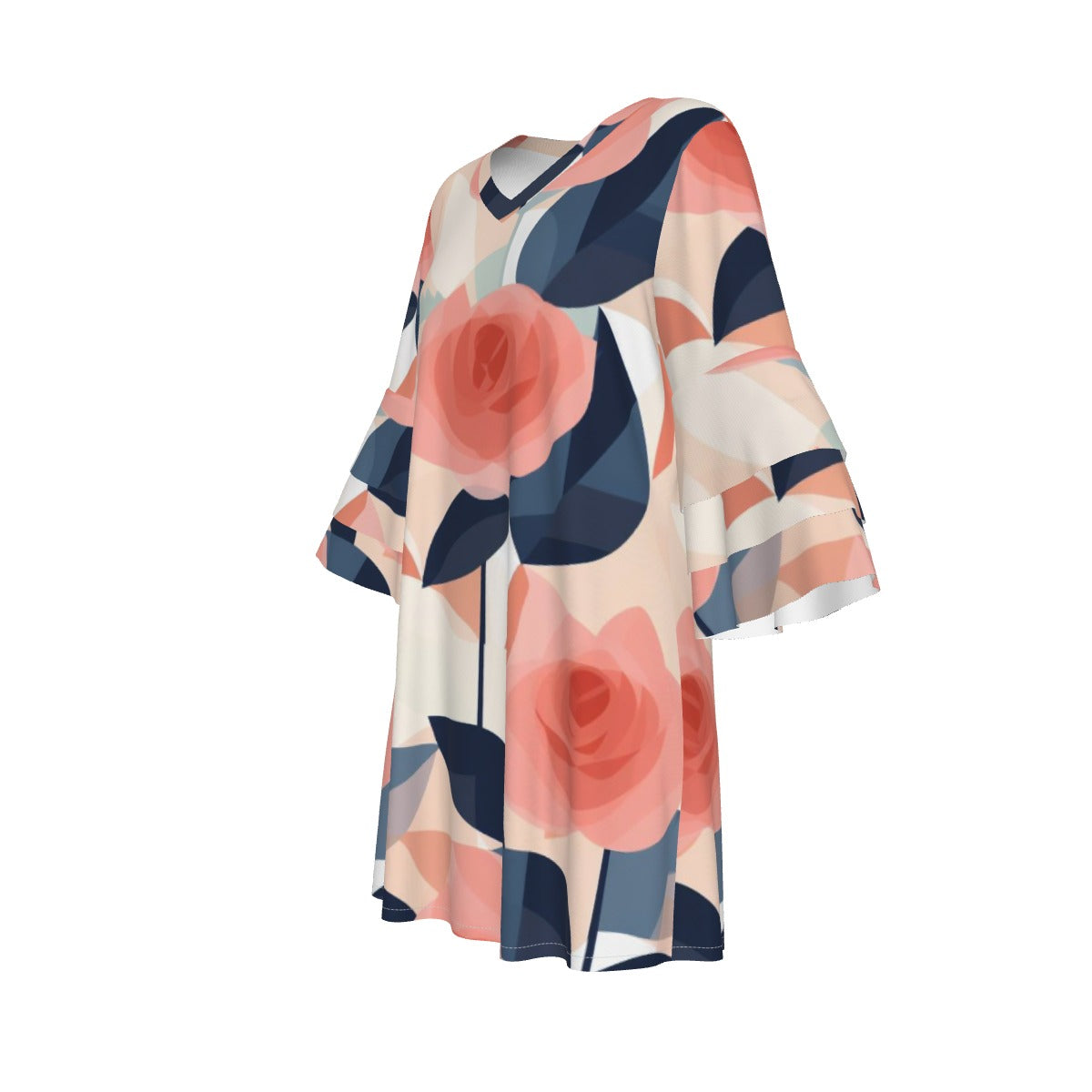 Rosewater Ruffle Dress image 0