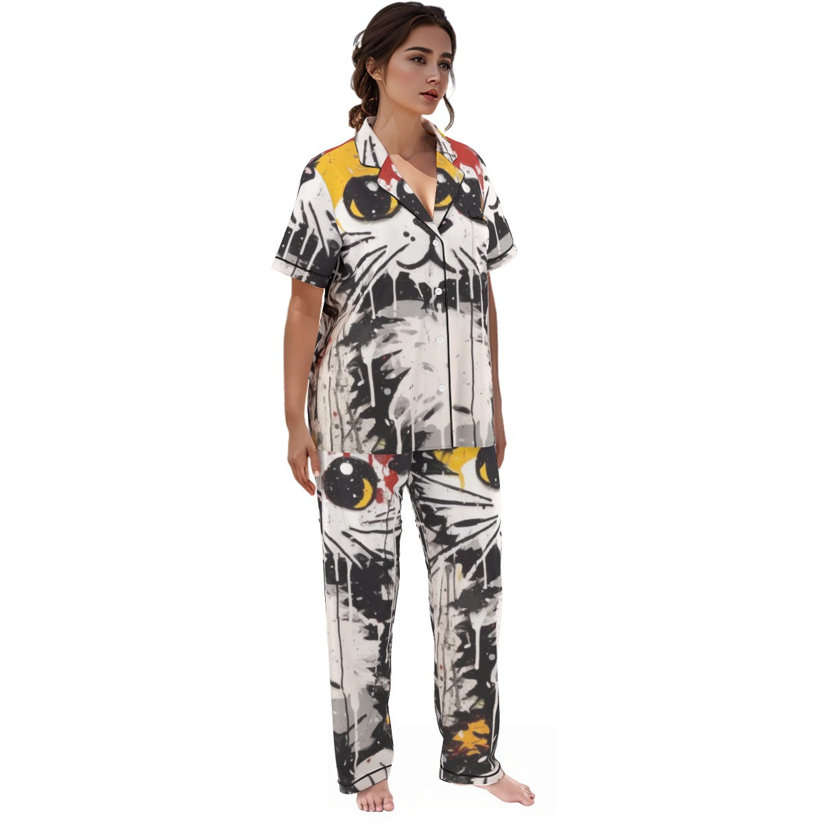 Feline Frenzy Pajamas Set image 5