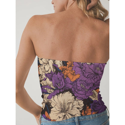 Violet Vine Tube Top image 1