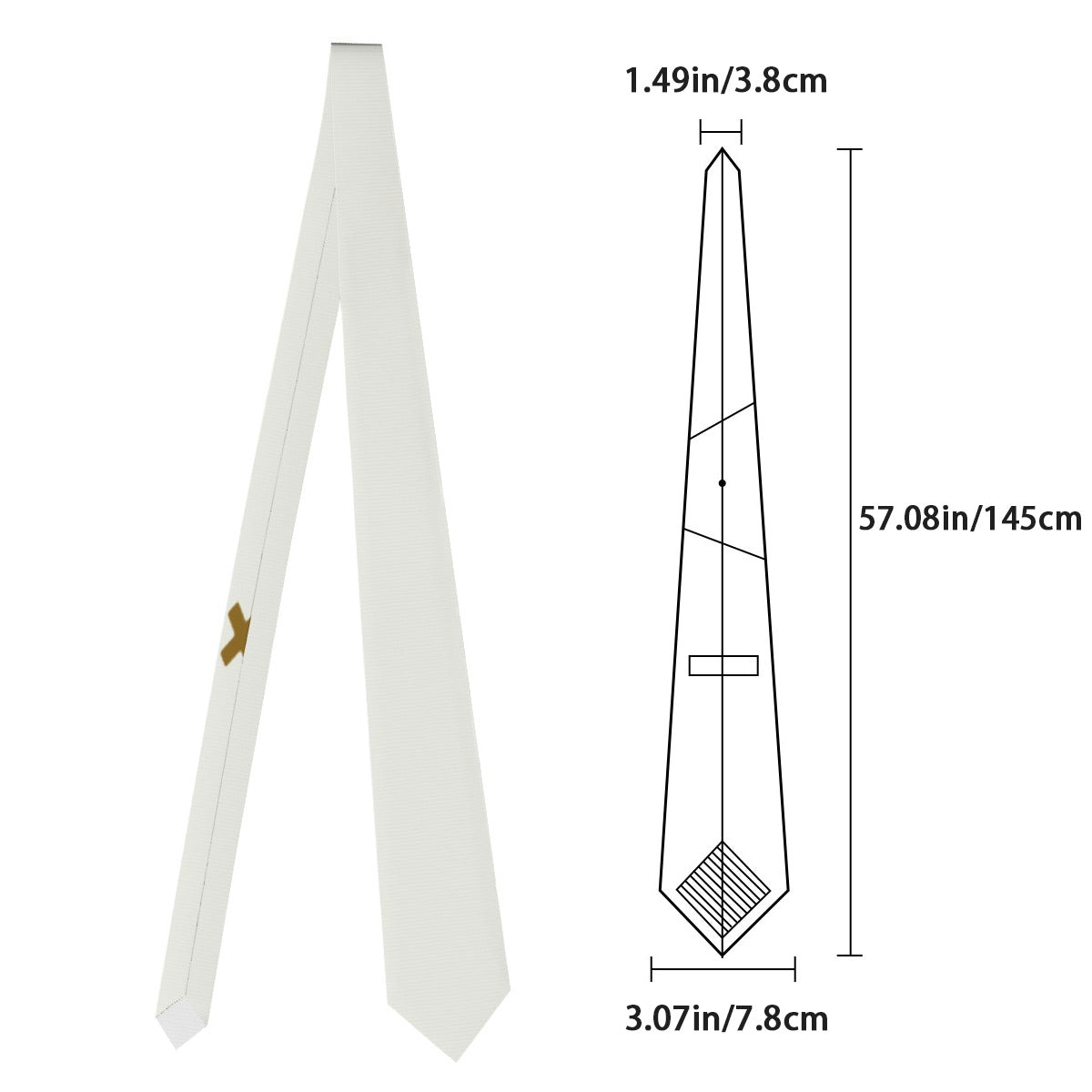 Classic Ivory Tie image 0