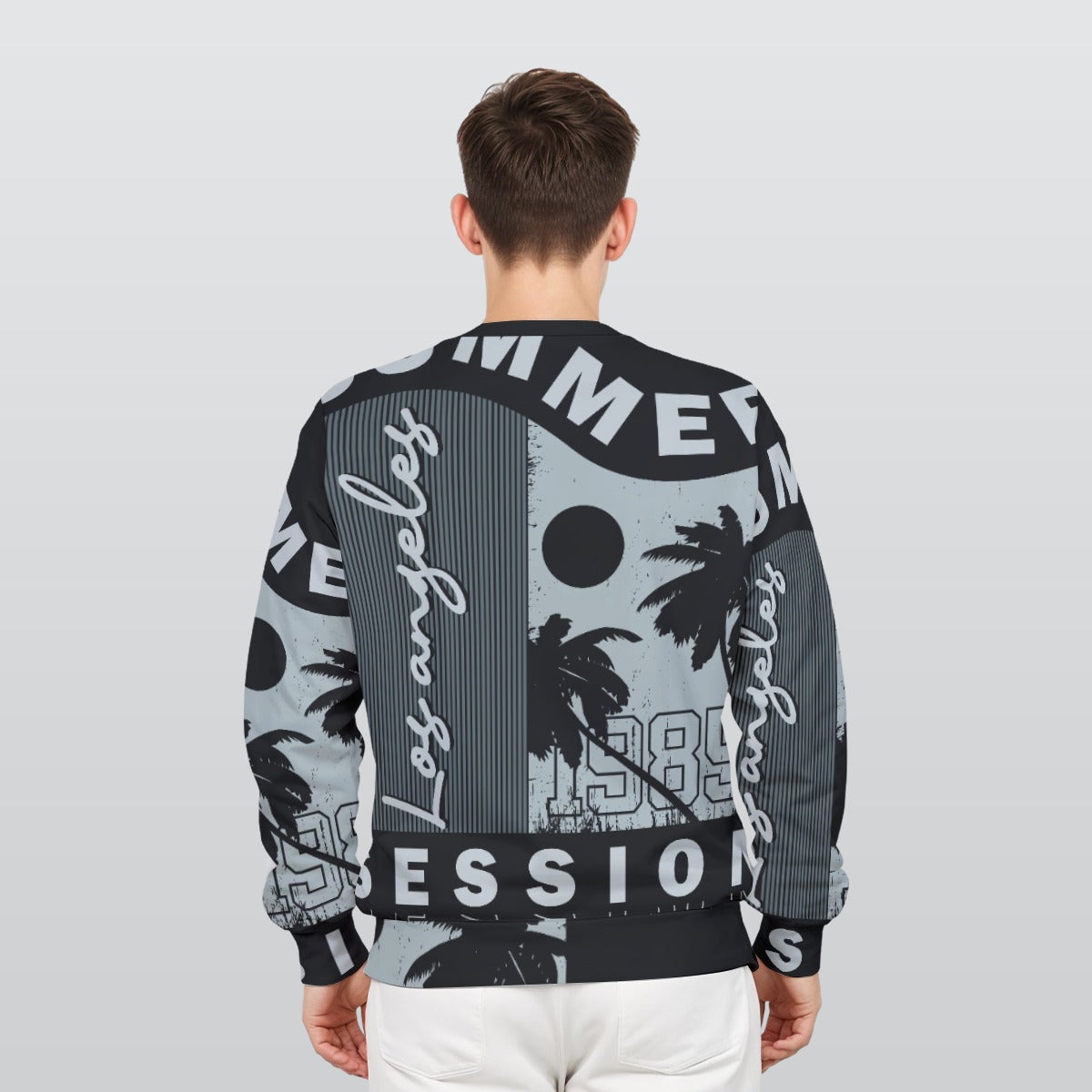 All-Over Print Men's Heavy Fleece Sweatshirt image 1