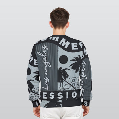 All-Over Print Men's Heavy Fleece Sweatshirt image 1