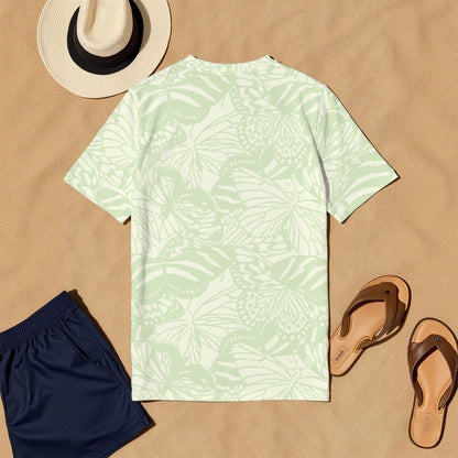 Verdant Leaf Print Tee image 0