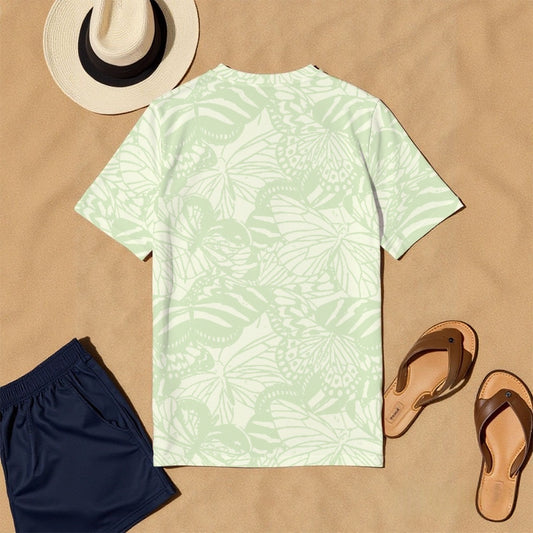 Verdant Leaf Print Tee image 0
