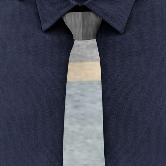 Light Grey Foulard Tie image 2