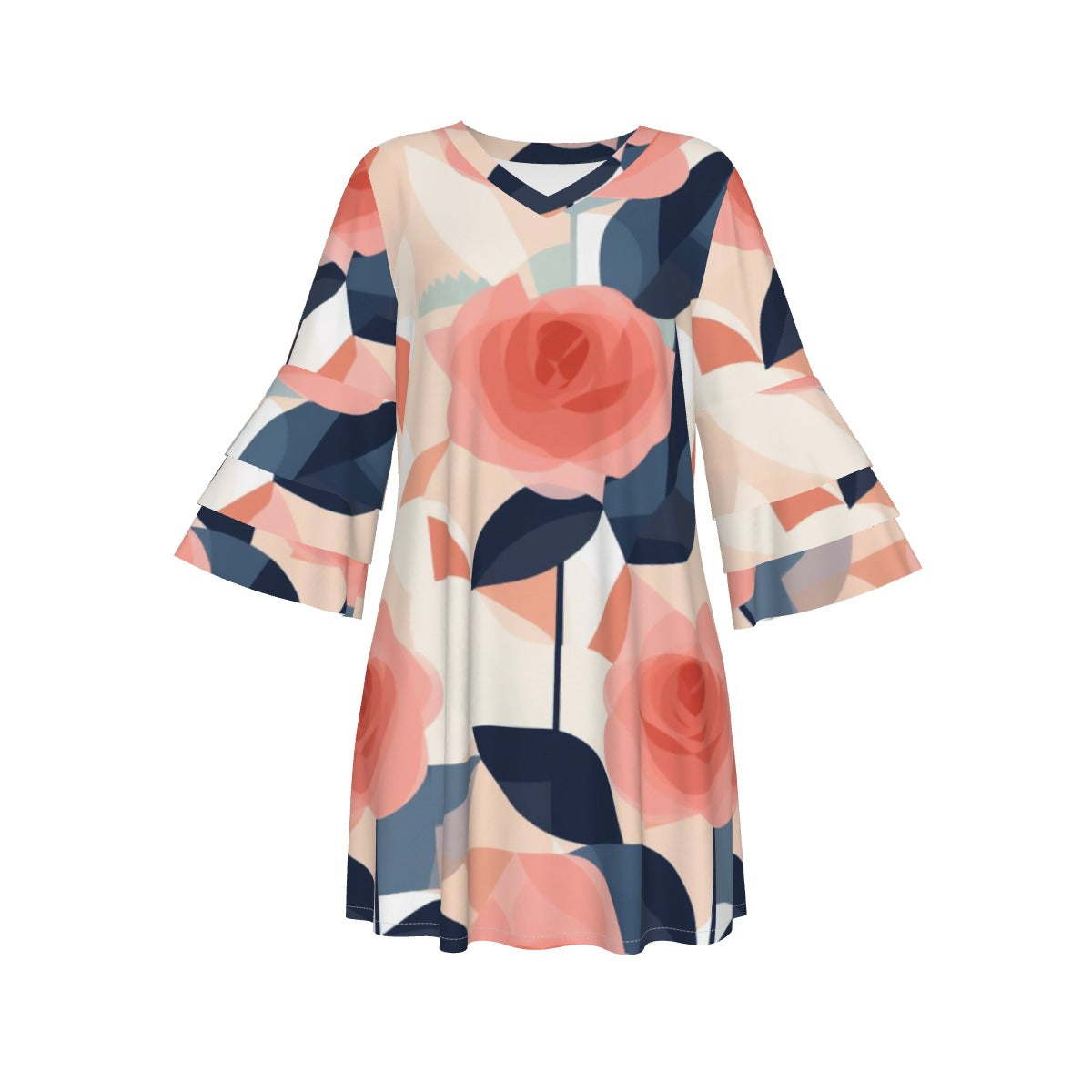 Rosewater Ruffle Dress image 3