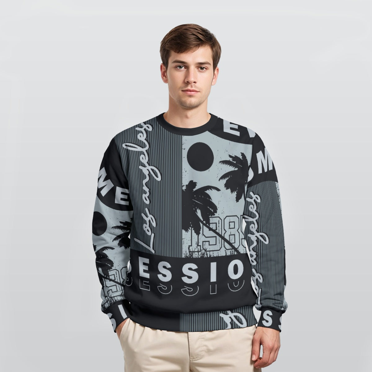 All-Over Print Men's Heavy Fleece Sweatshirt image 0