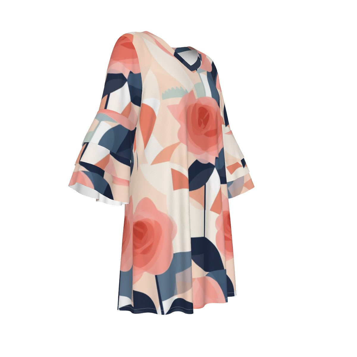 Rosewater Ruffle Dress image 2