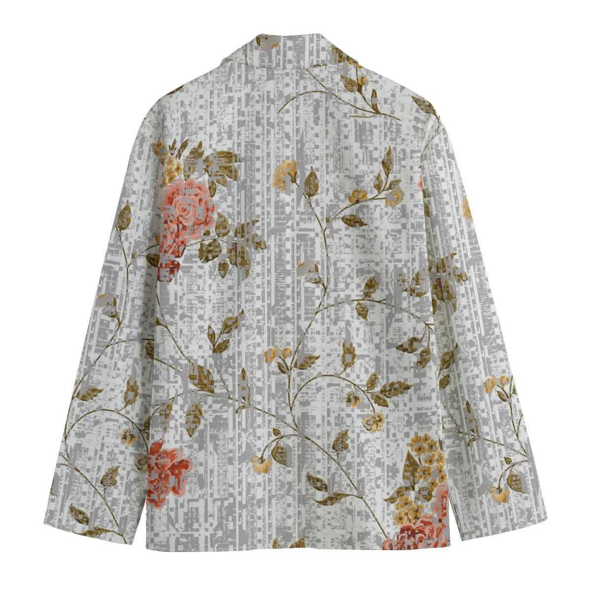 Vintage Rose Print Blazer image 1
