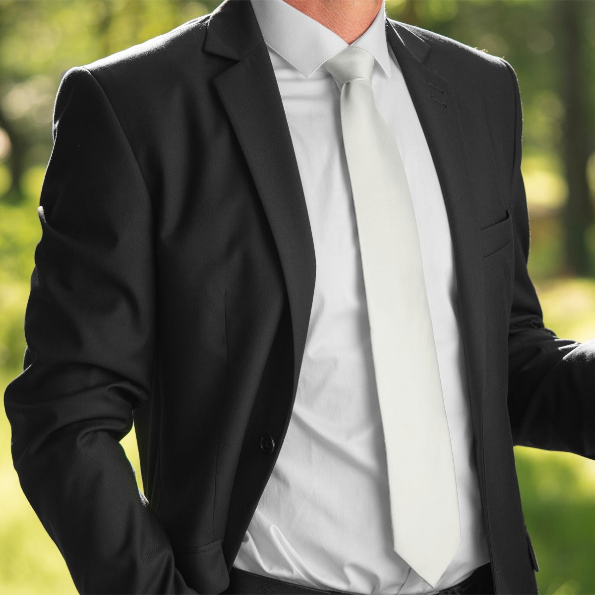 Classic Ivory Tie image 4