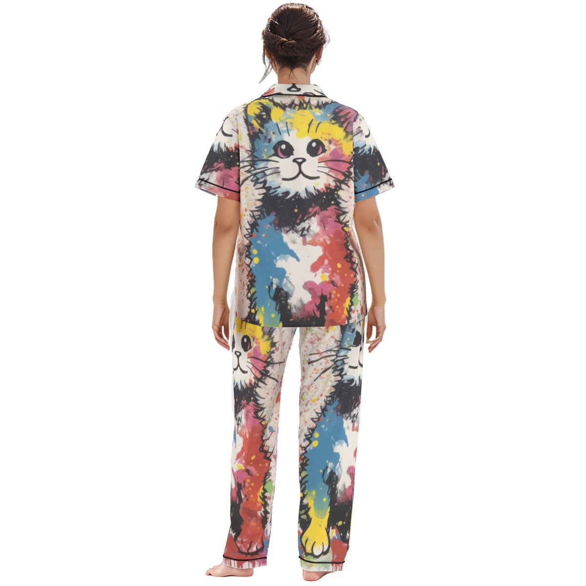 Chromatic Cat Pajamas Set image 6