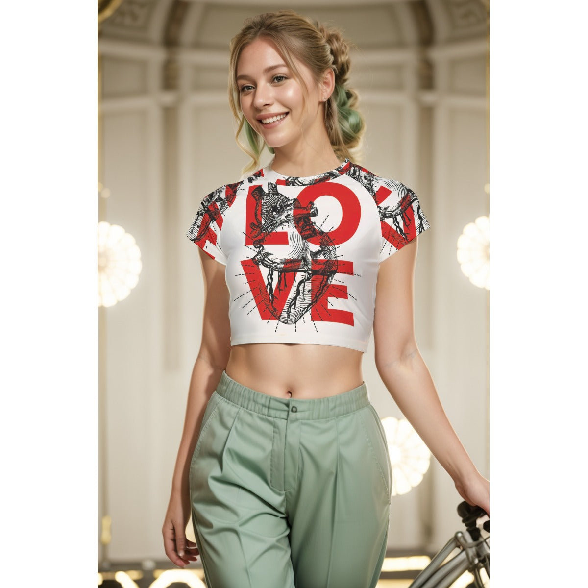 Heartfelt LOVE Crop Top image 2
