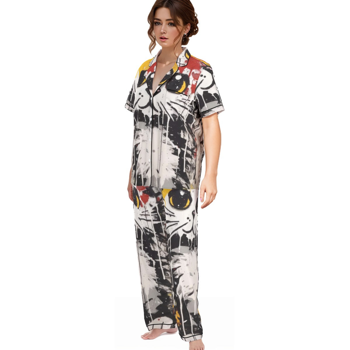 Feline Frenzy Pajamas Set image 0