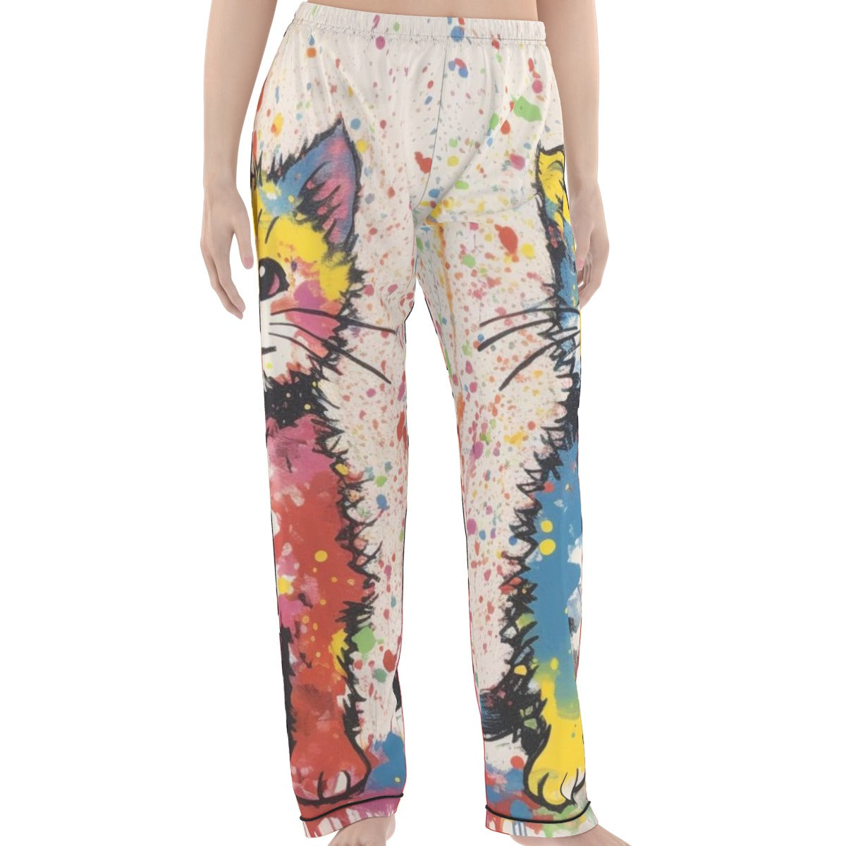 Chromatic Cat Pajamas Set image 4