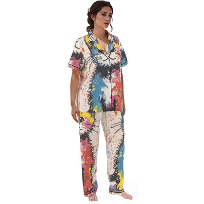 Chromatic Cat Pajamas Set image 7